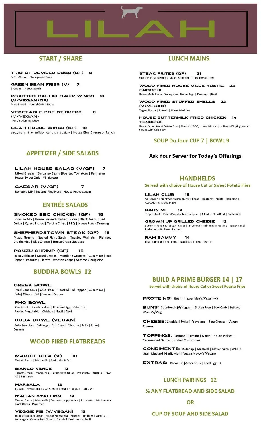 Menu 2