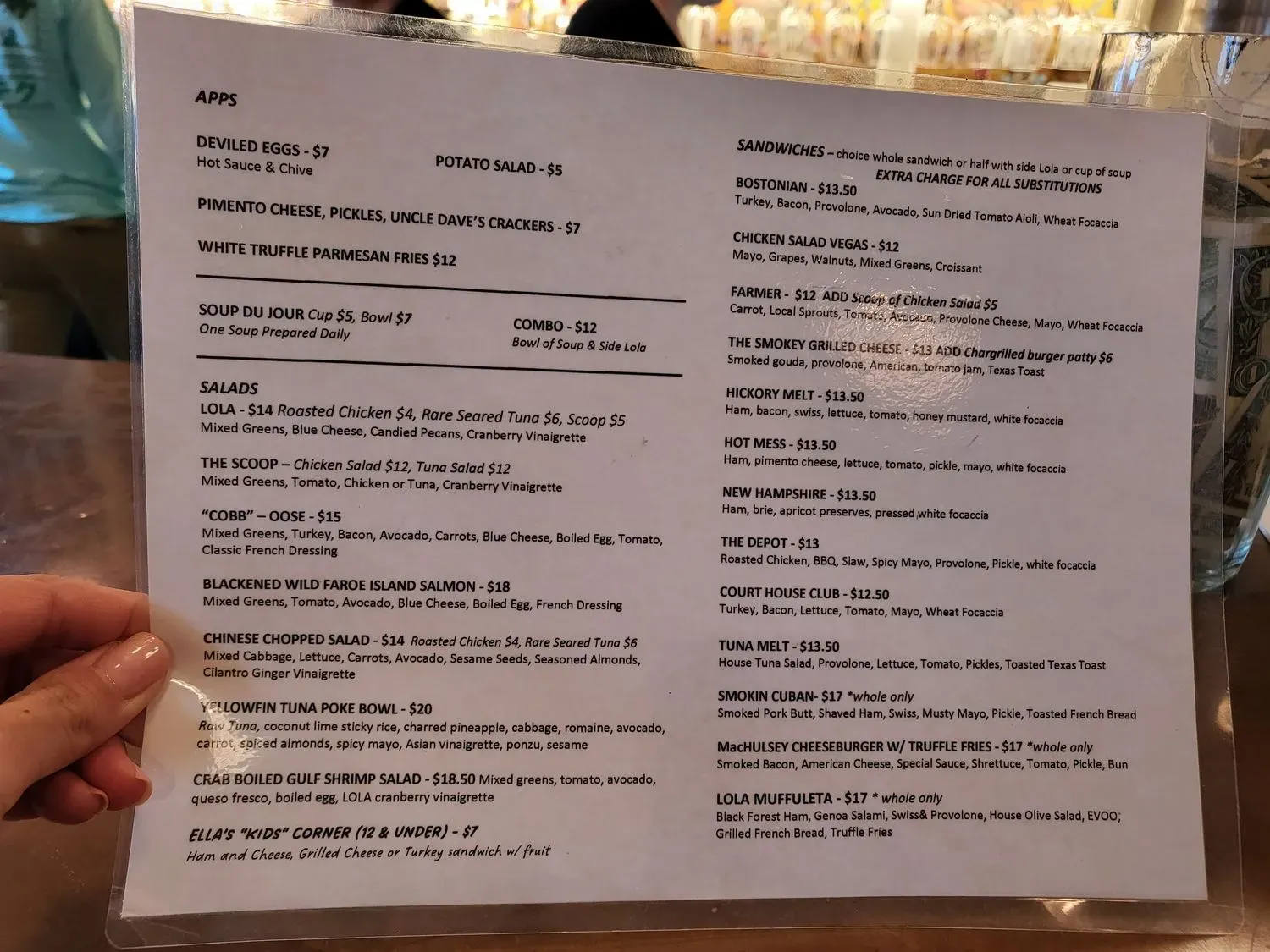 Menu 2