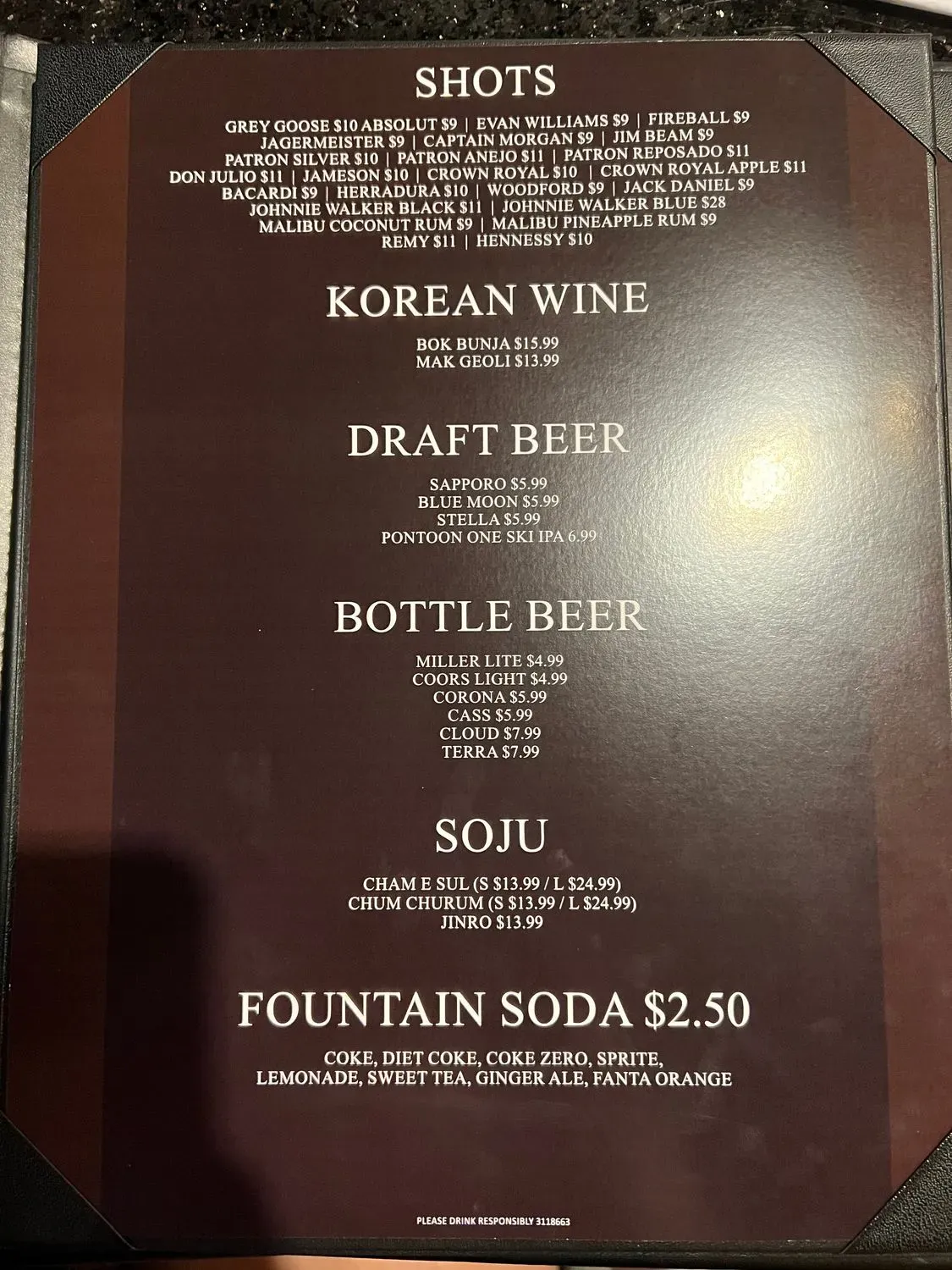 Menu 6