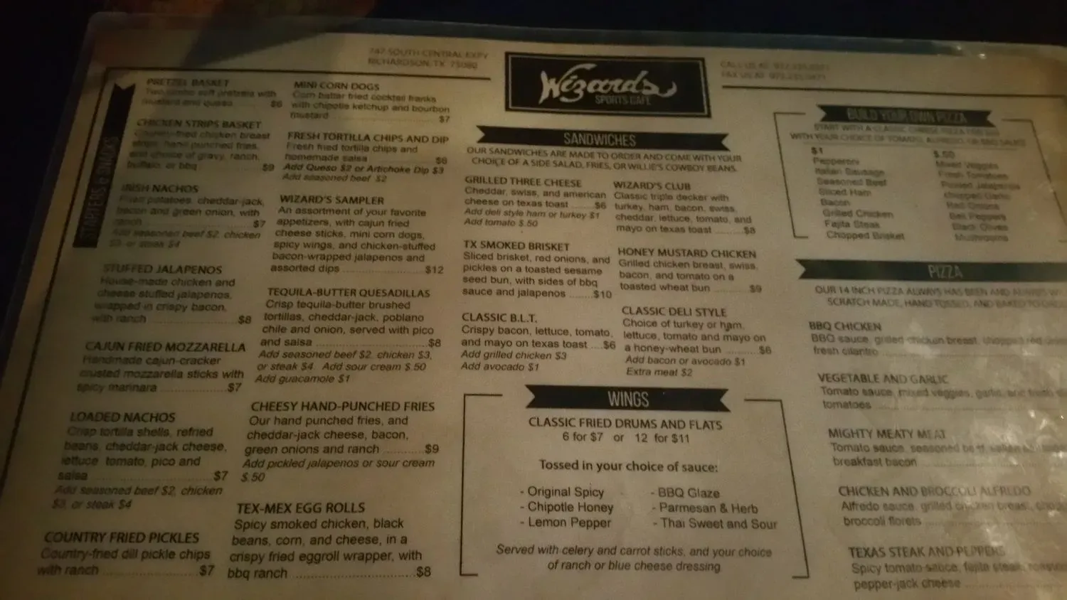 Menu 5