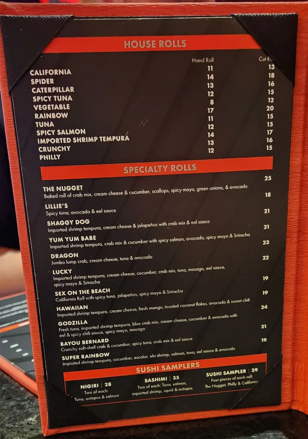 Menu 4