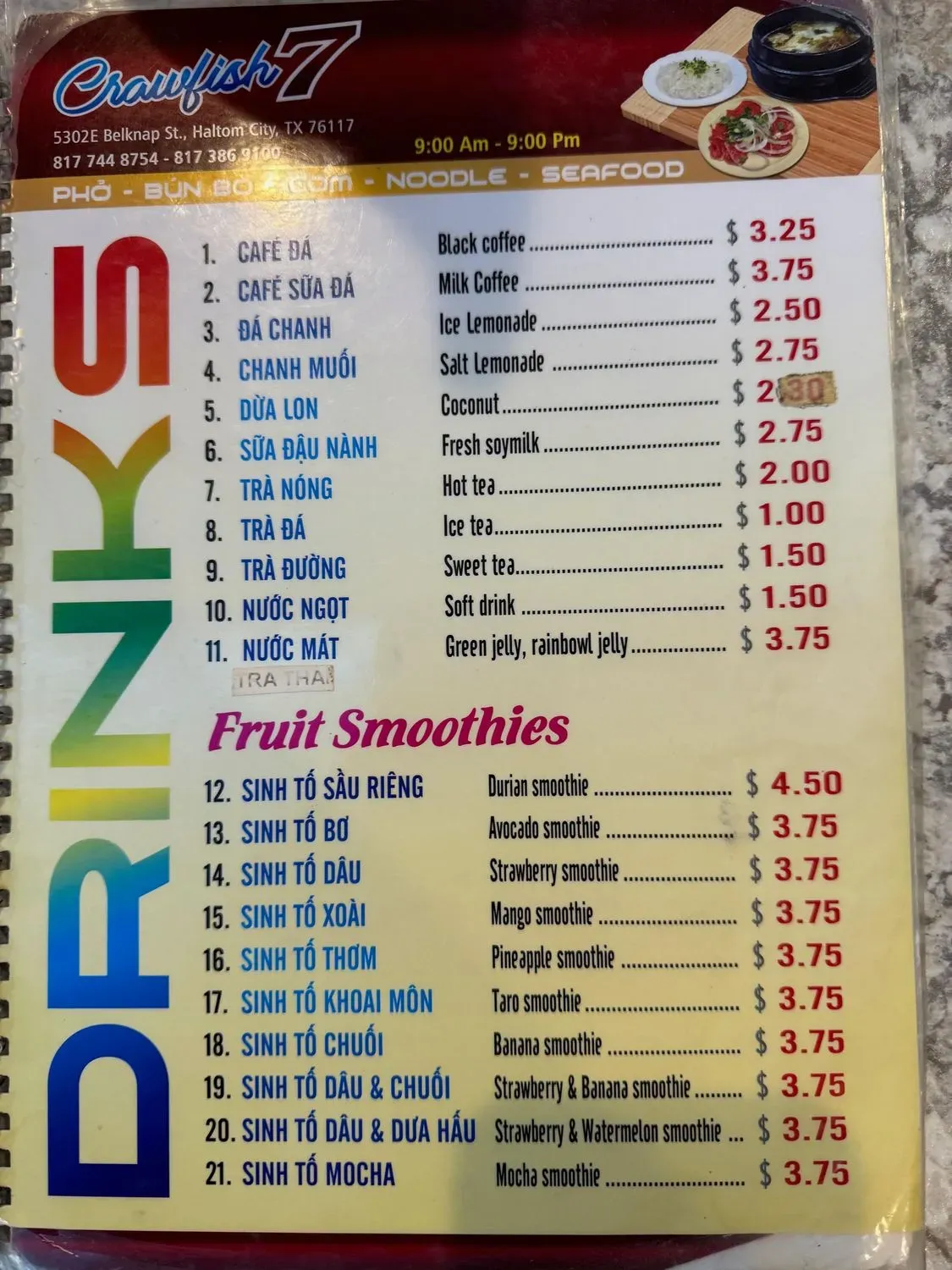 Menu 4