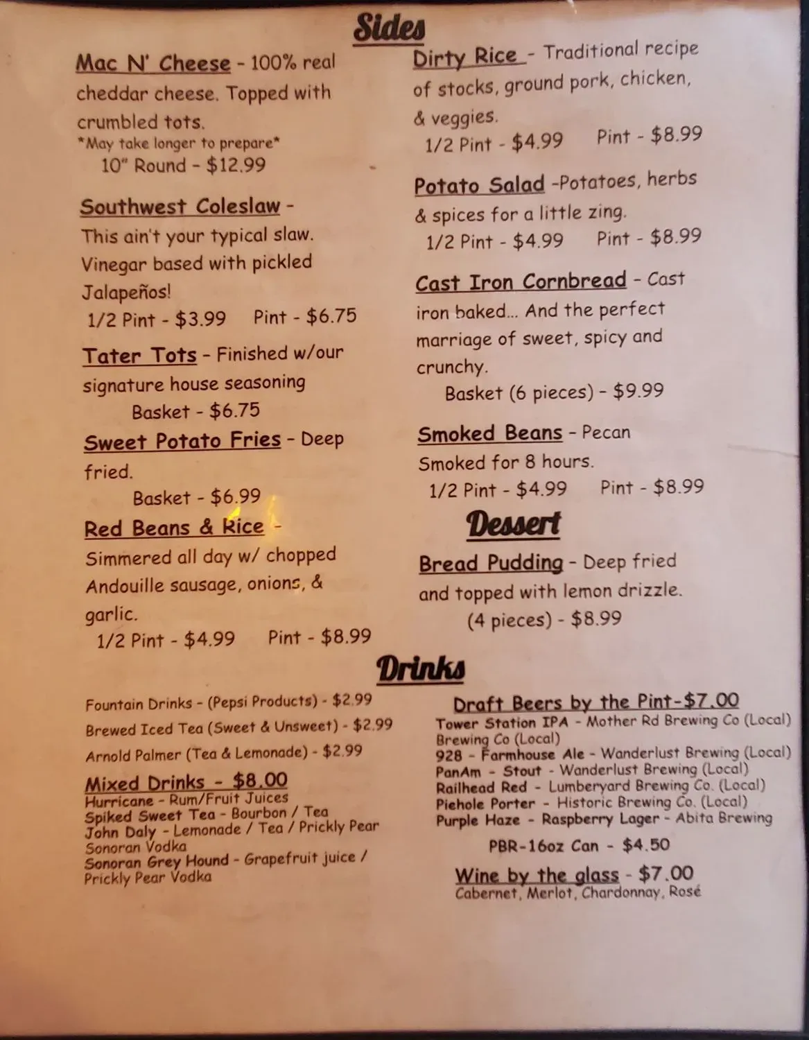 Menu 5