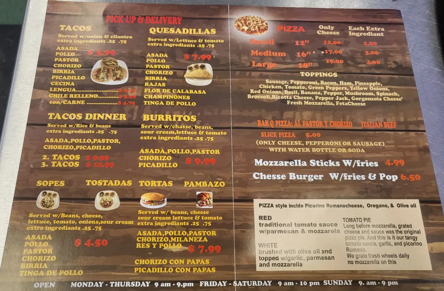 Menu 4