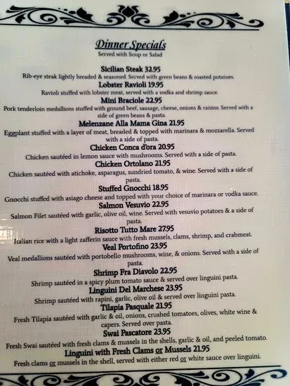 Joe & Giuseppe Restaurant Menu | Arlington Heights, IL | Checkle