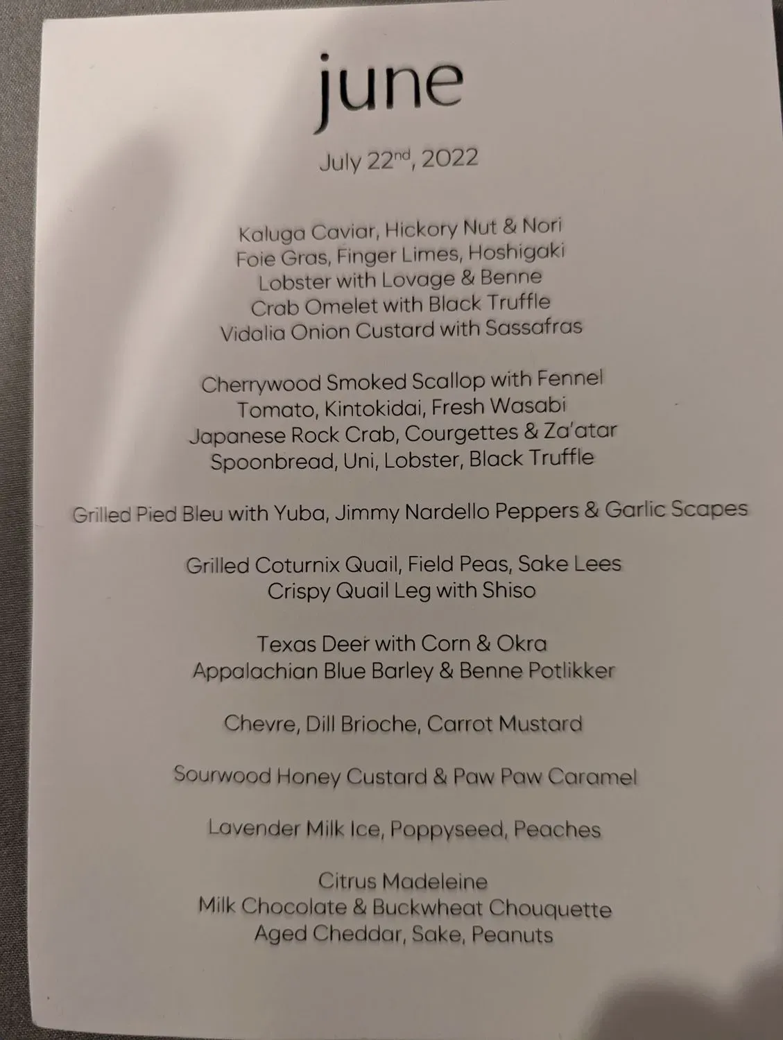 Menu 6