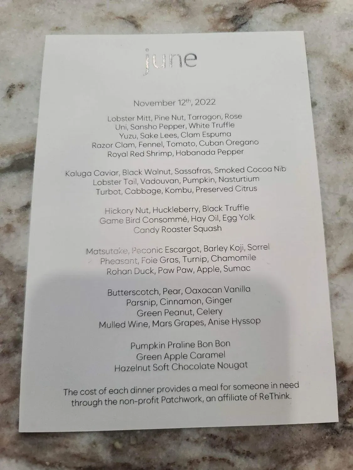 Menu 5