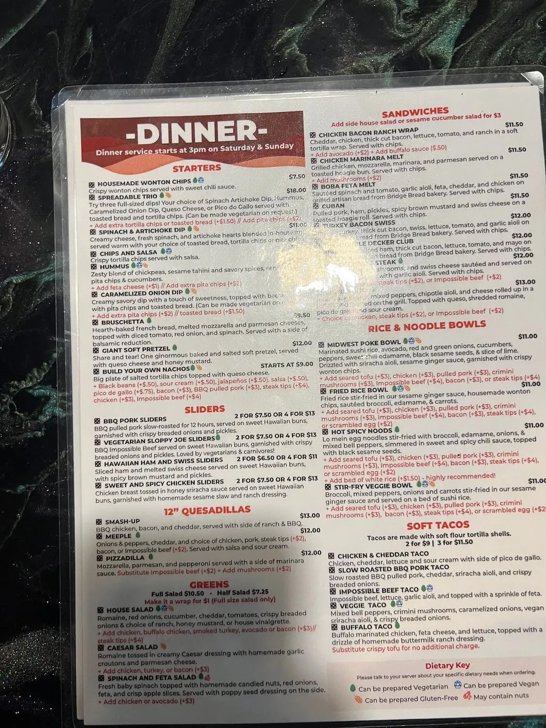 Menu 6