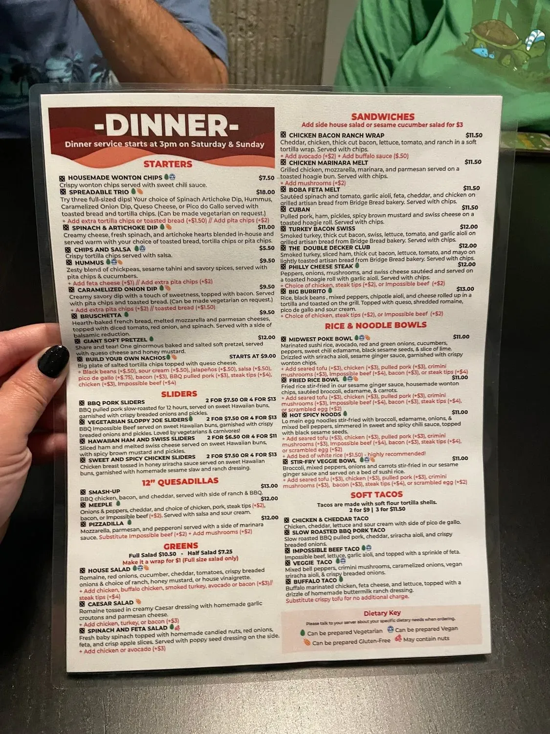 Menu 2