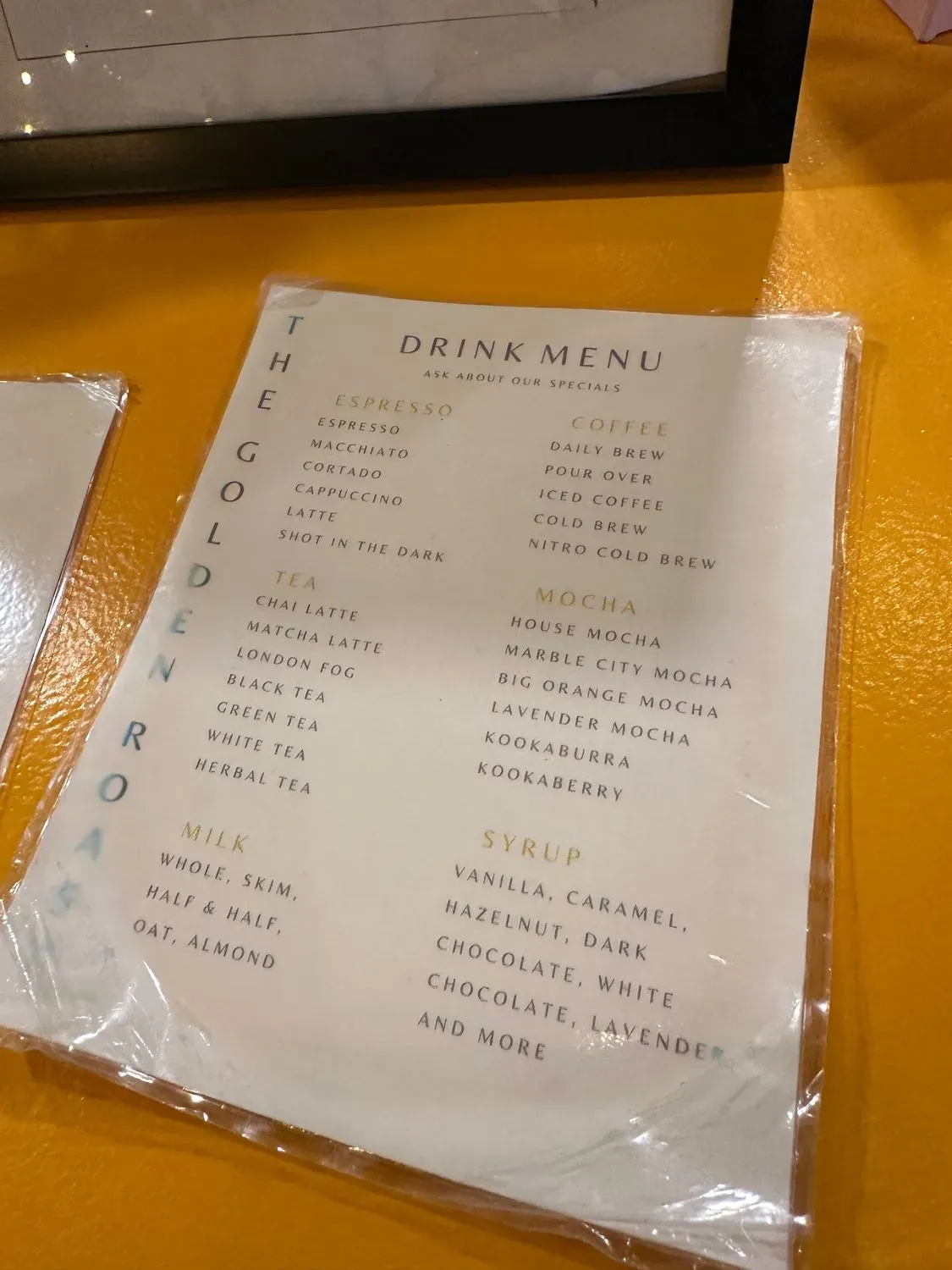 Menu 5