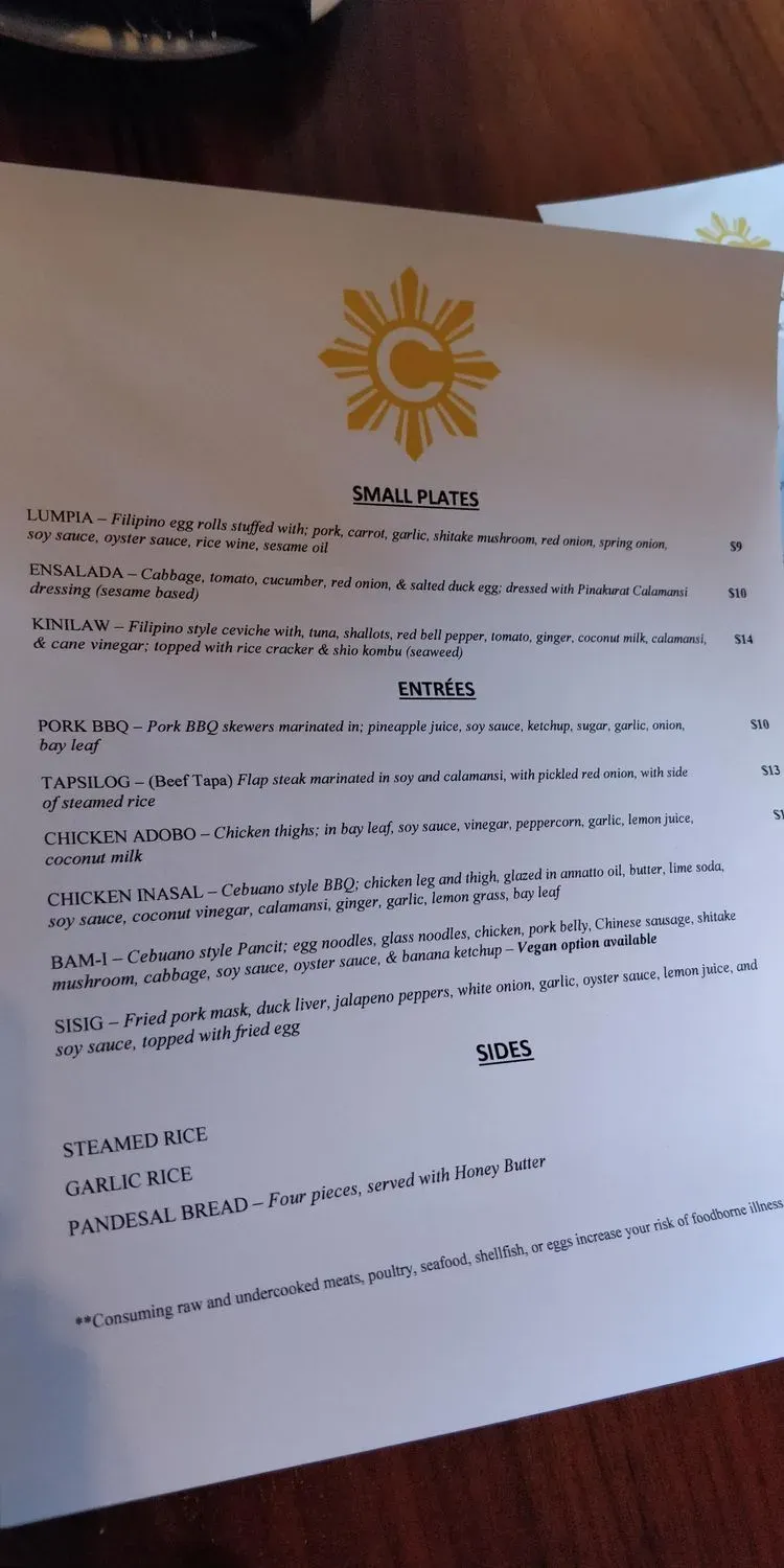 Menu 6