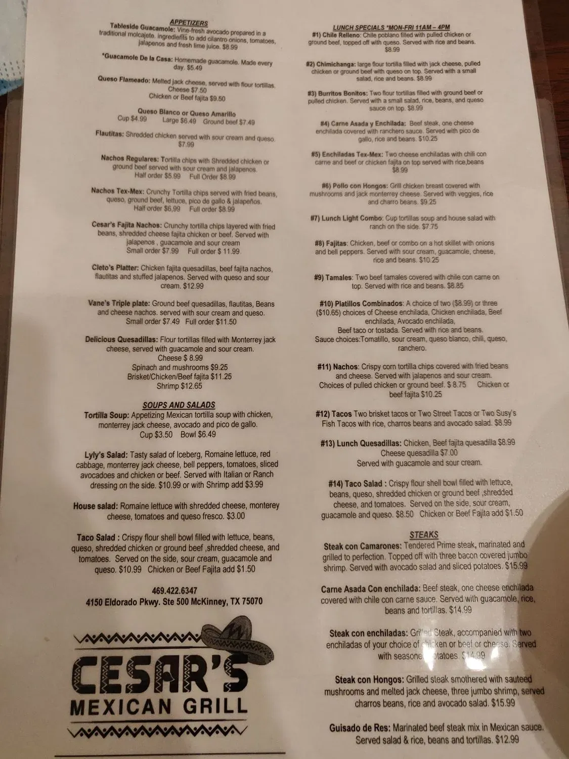 Menu 2