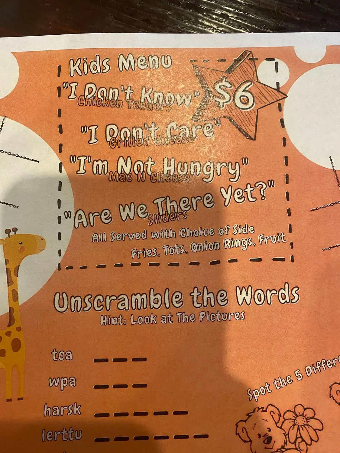 Menu 3