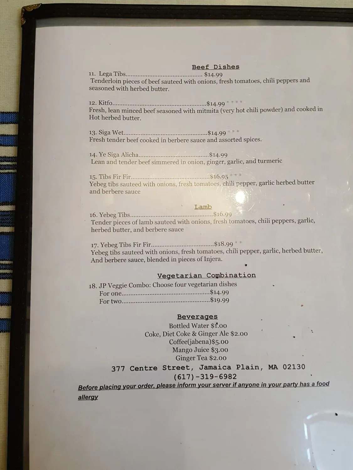 Menu 6