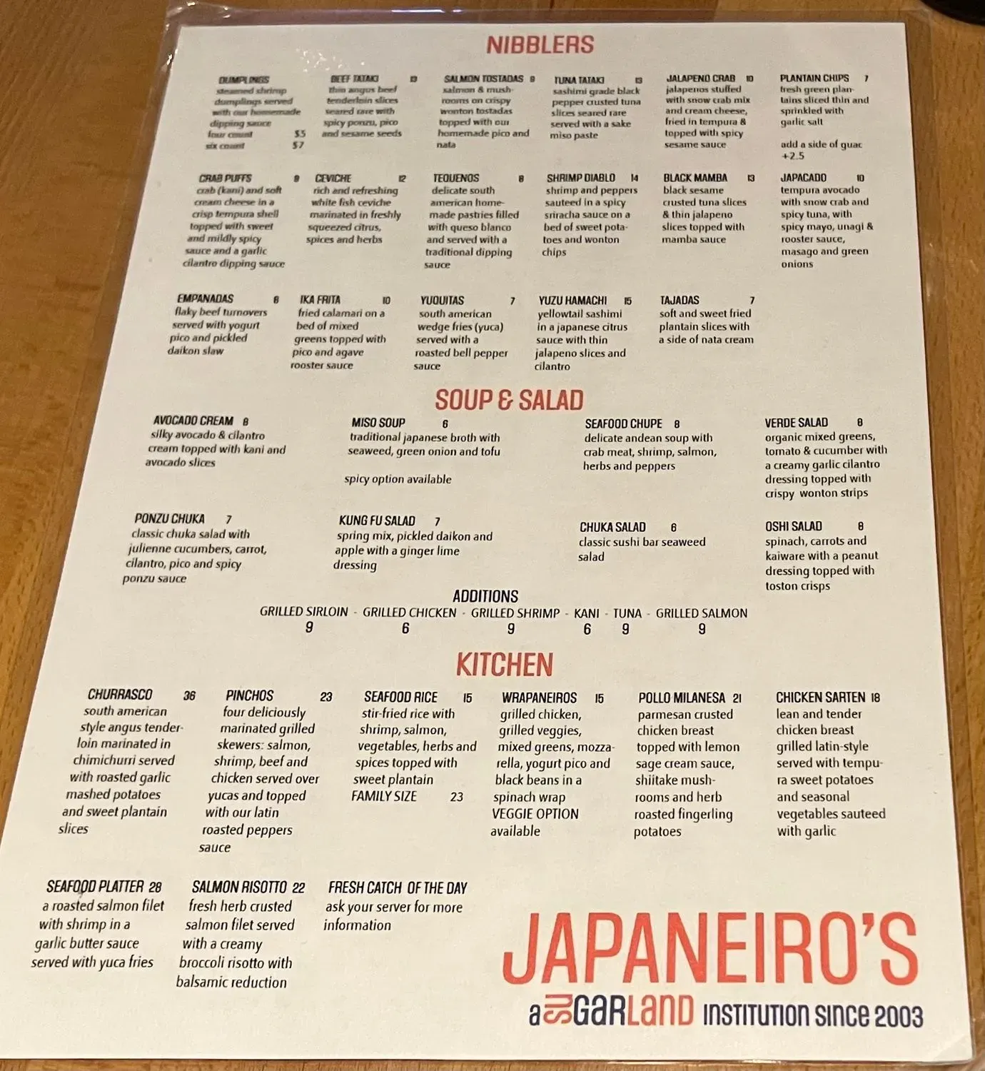 Menu 3