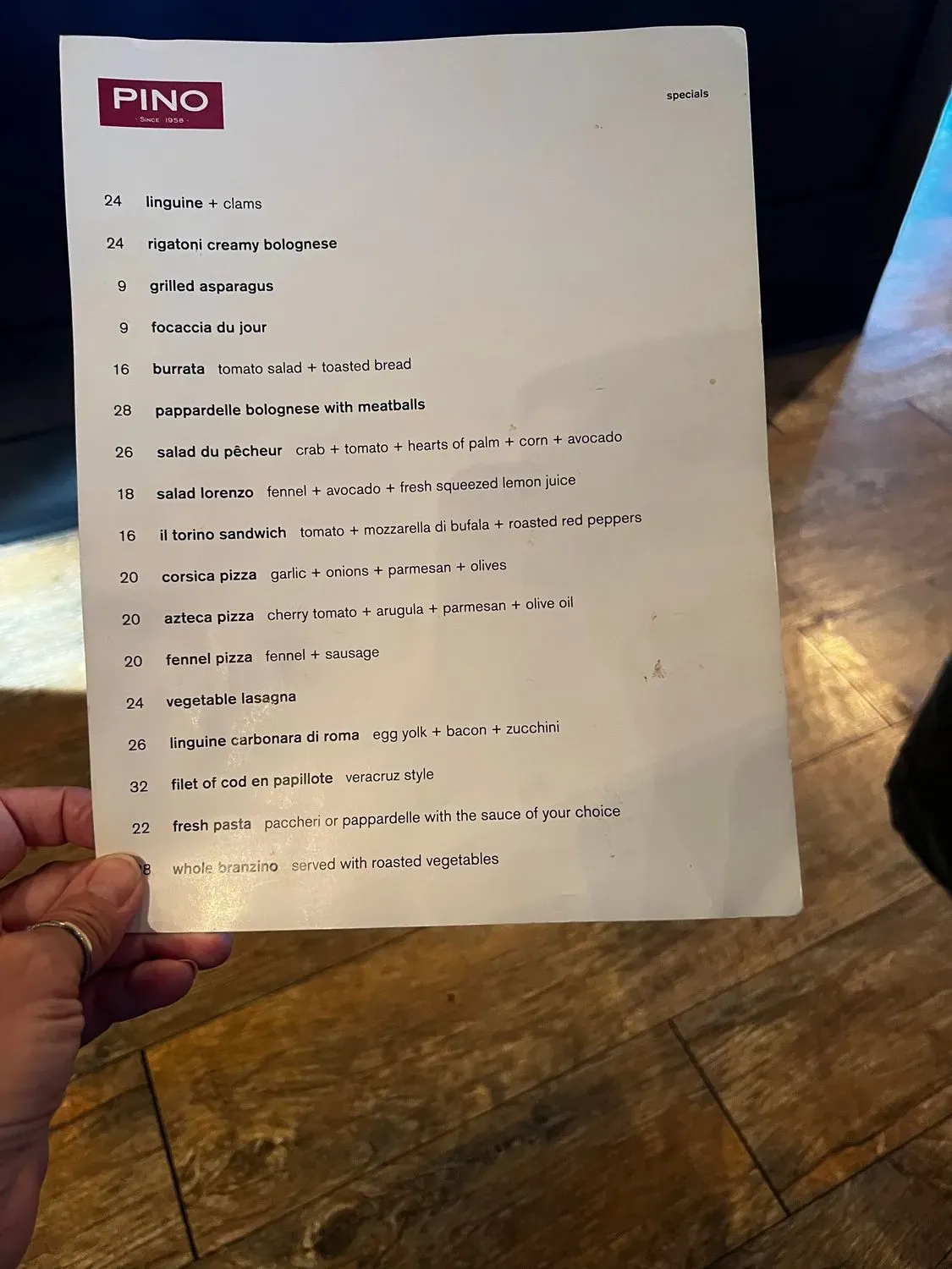 Menu 6