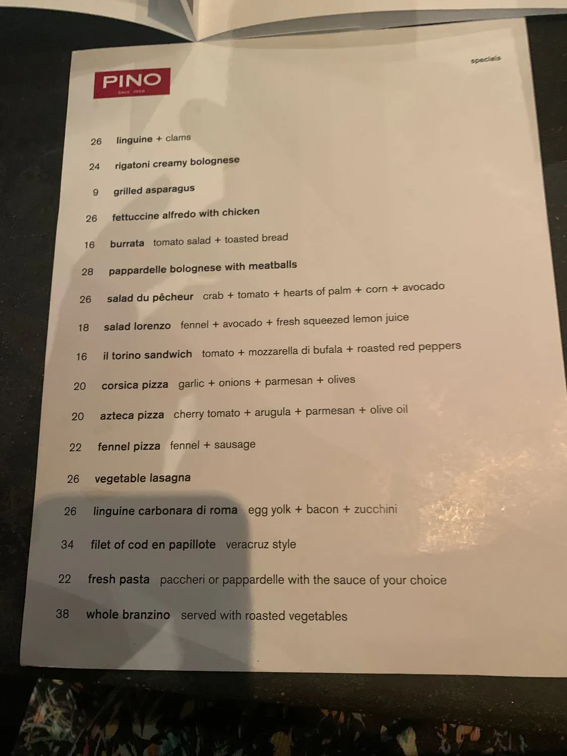 Menu 4