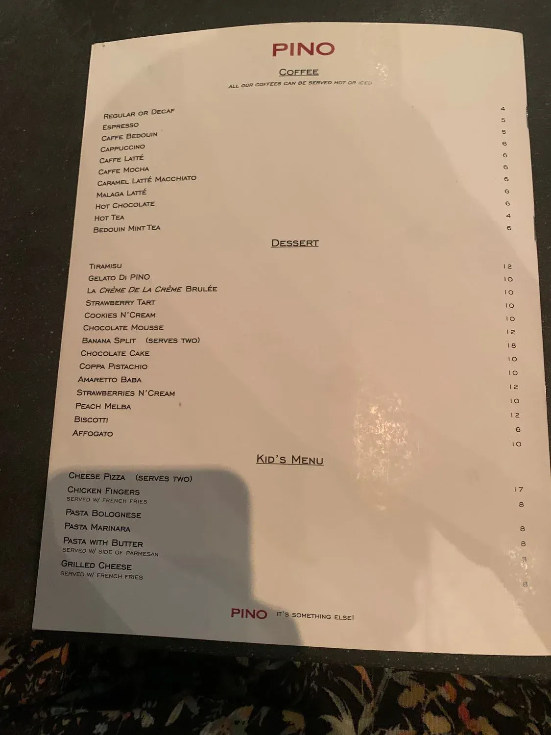 Menu 3