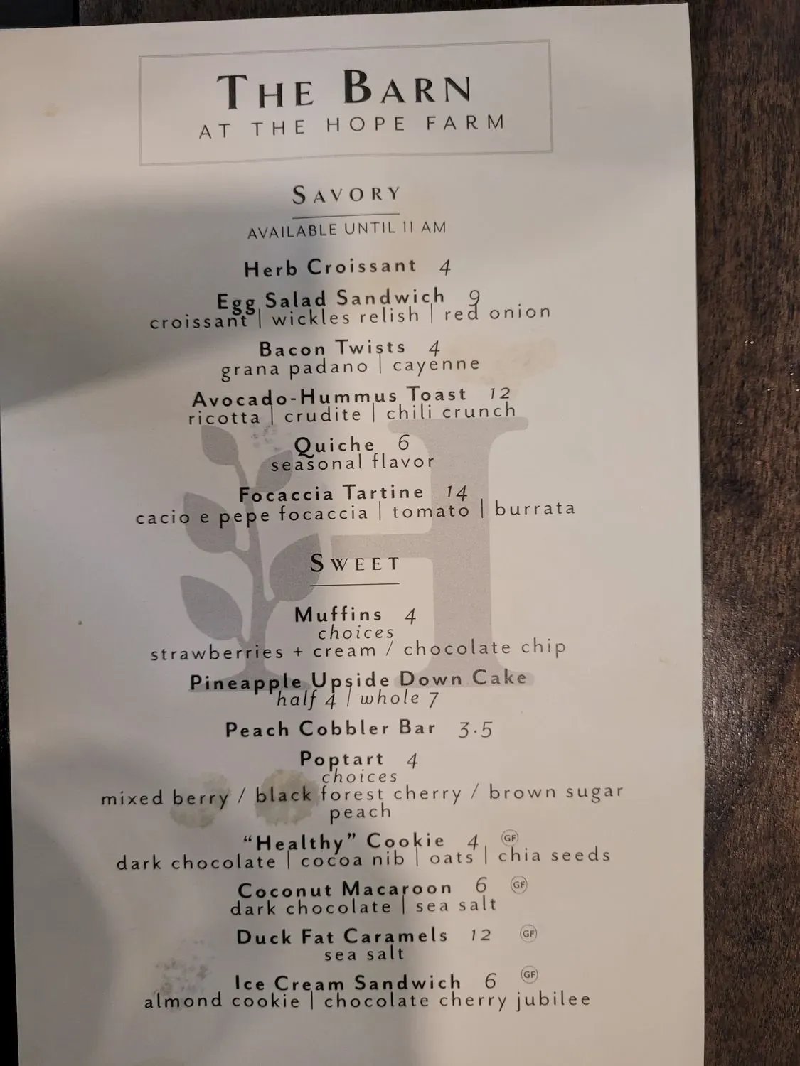 Menu 5