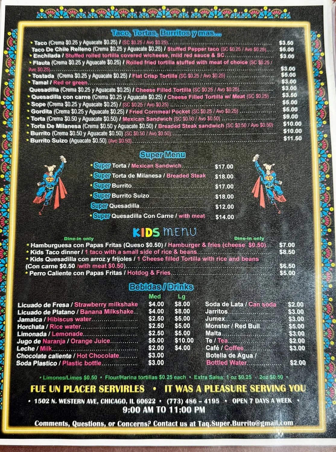 Menu 3