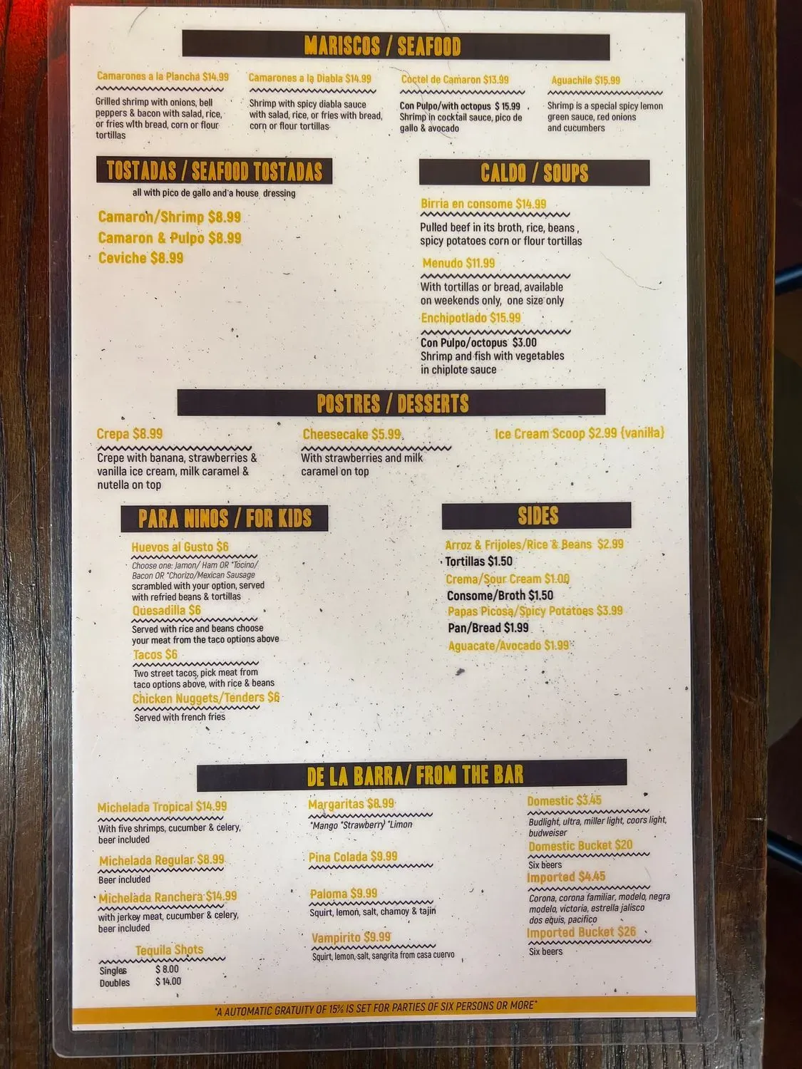 Menu 2