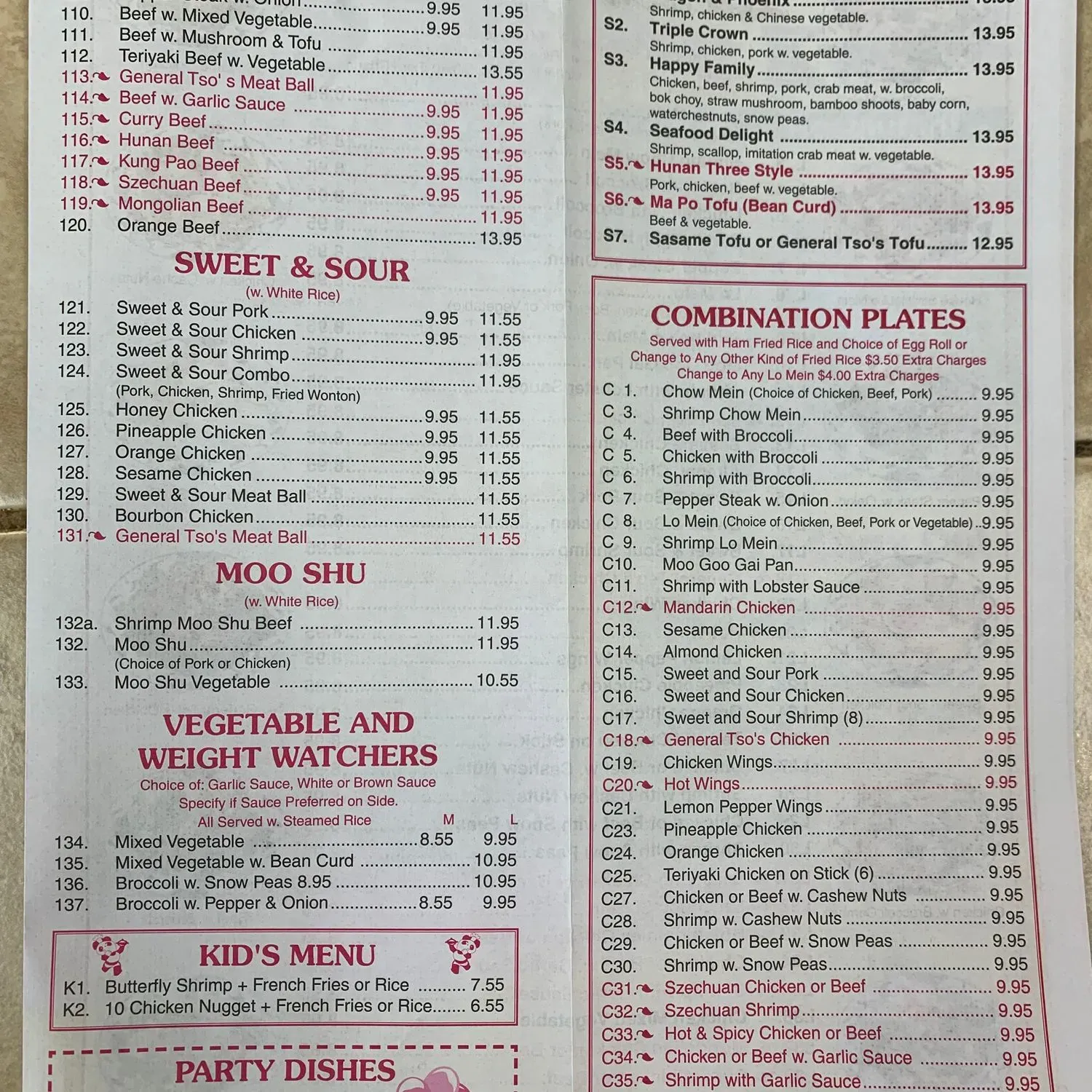 Menu 2