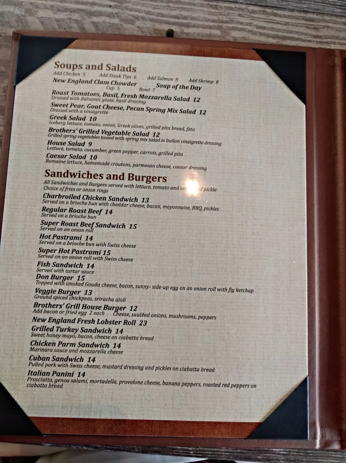 Menu 4