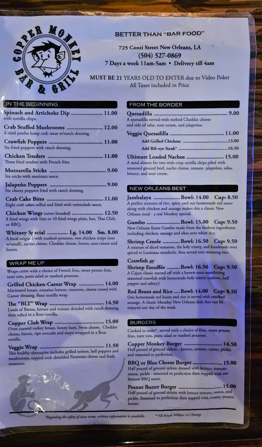 Menu 3