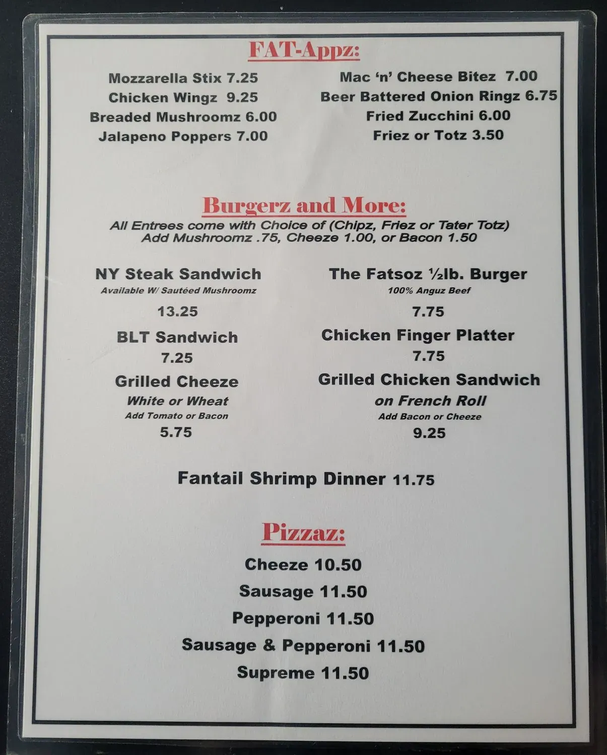 Menu 3