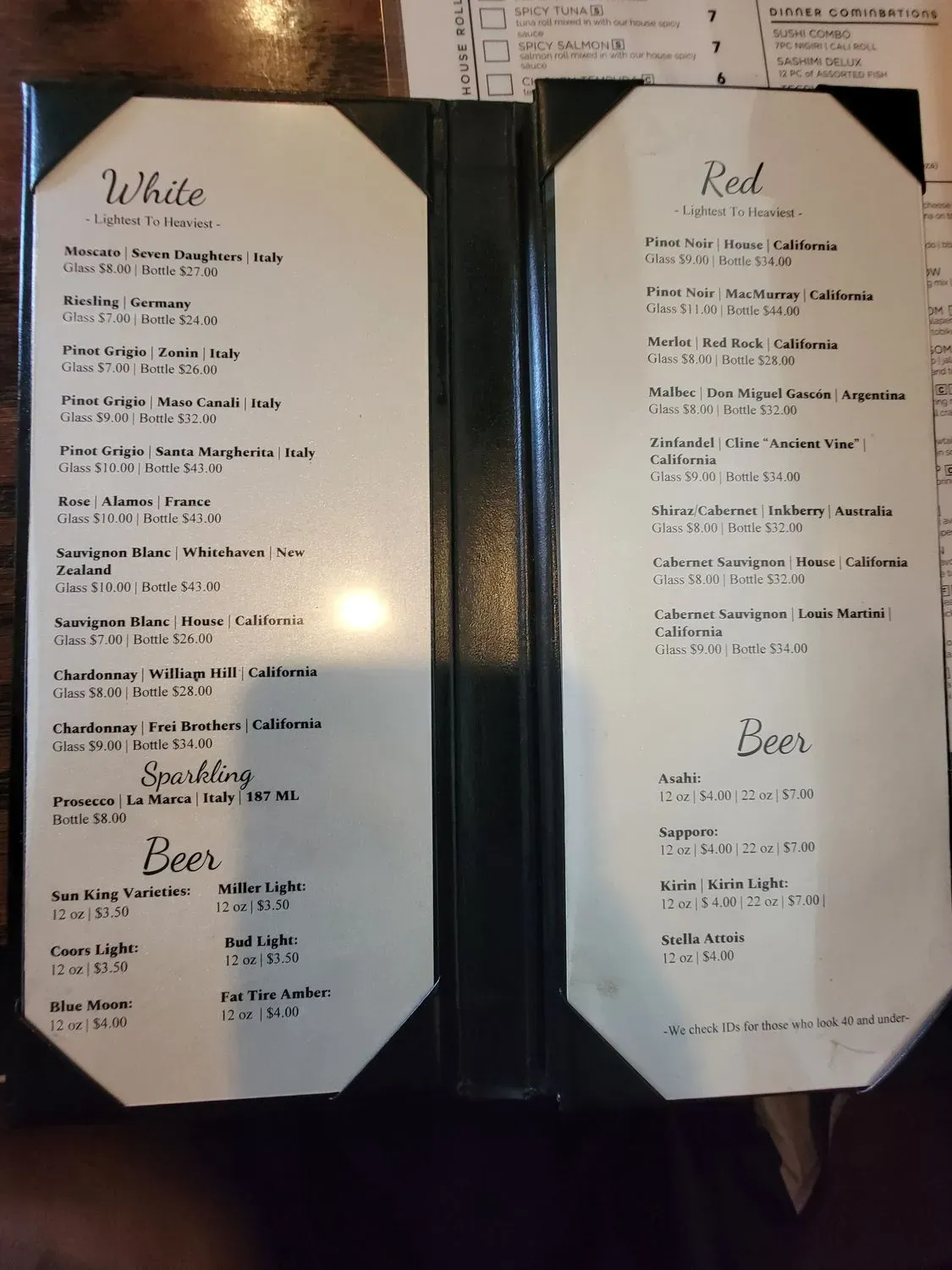 Menu 5