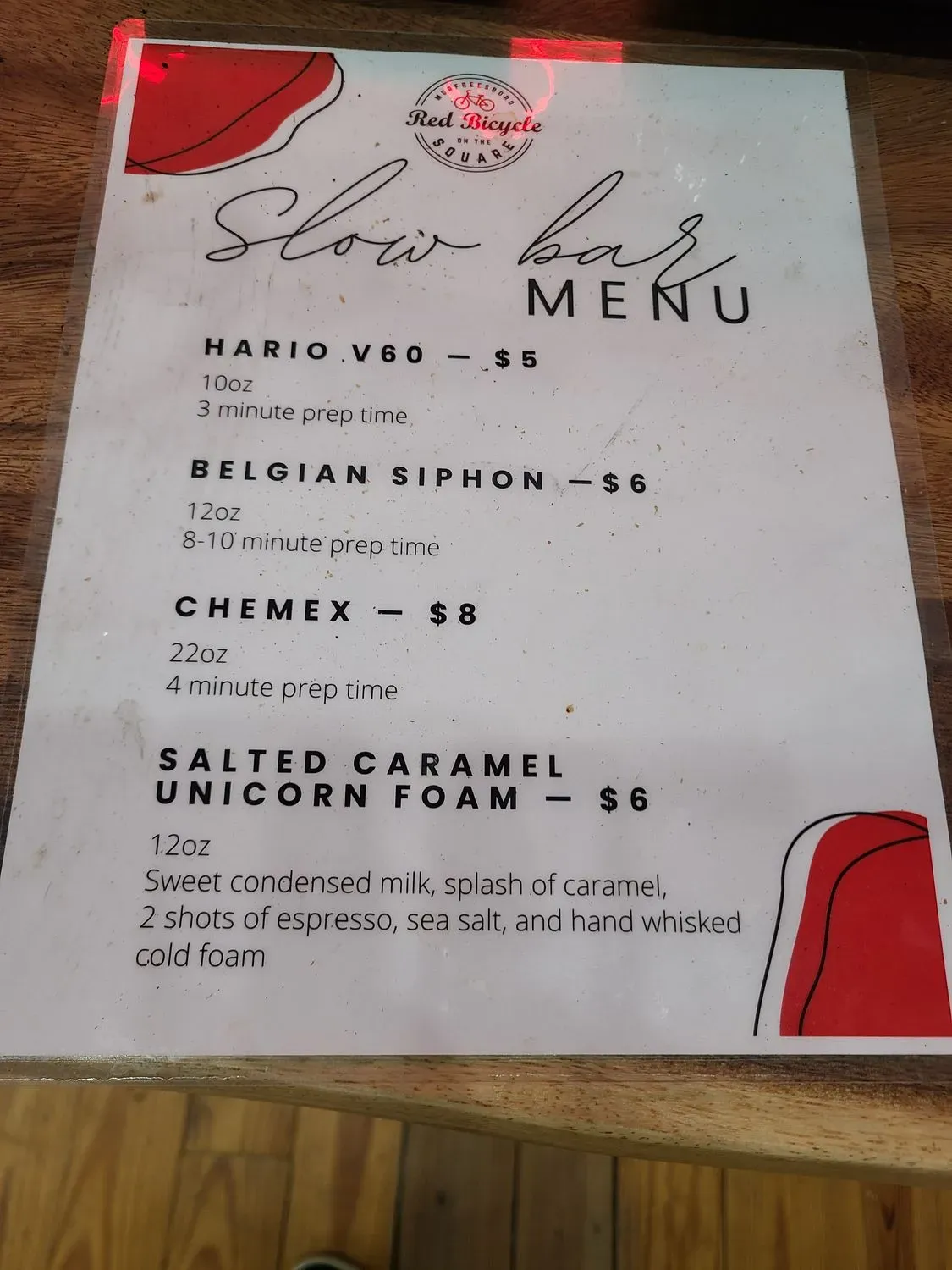 Menu 5