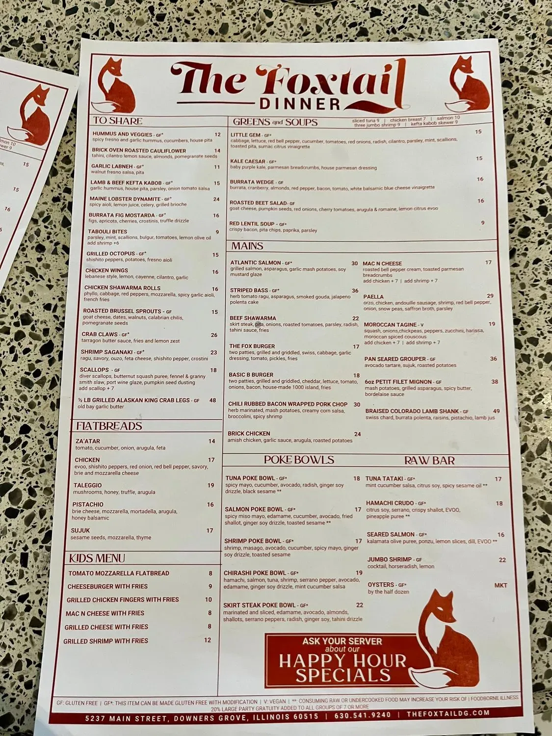 Menu 2