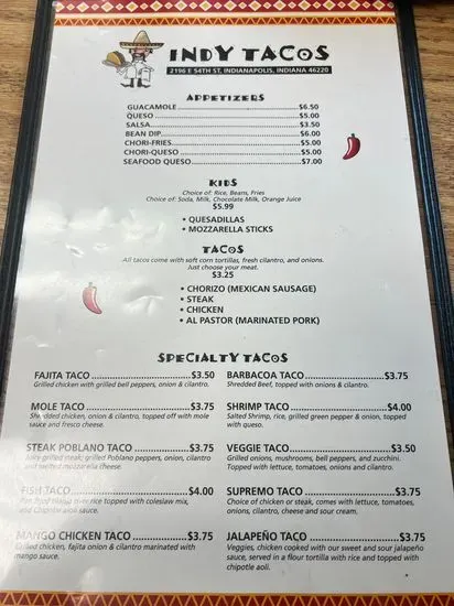 Menu 5