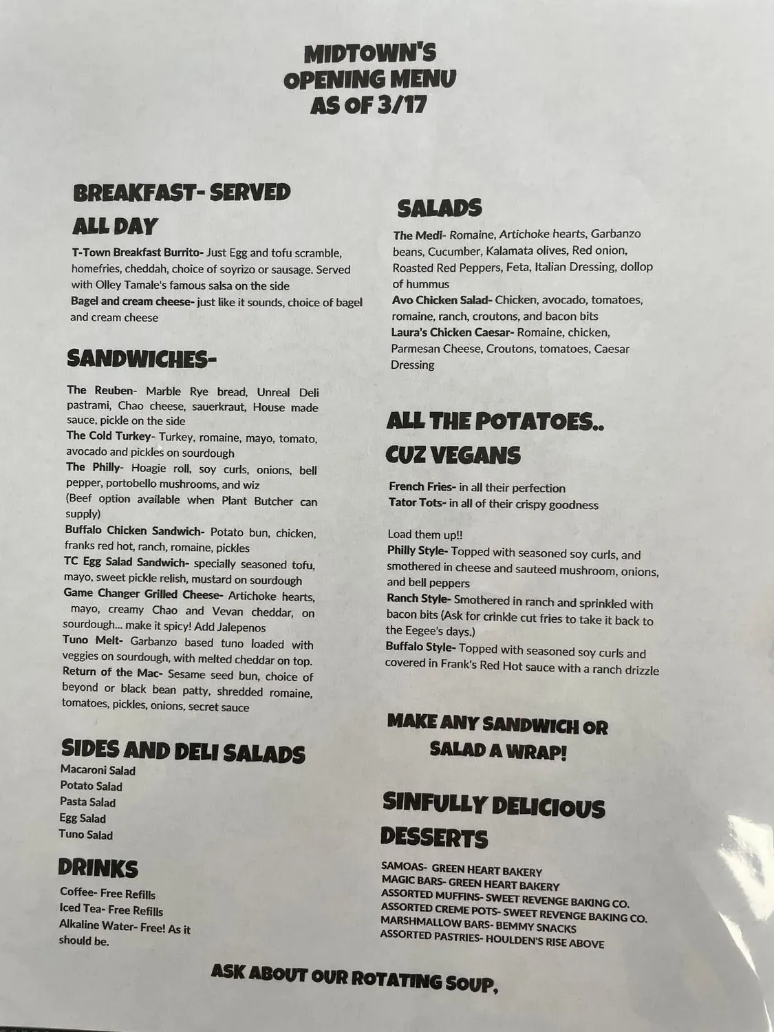 Menu 6