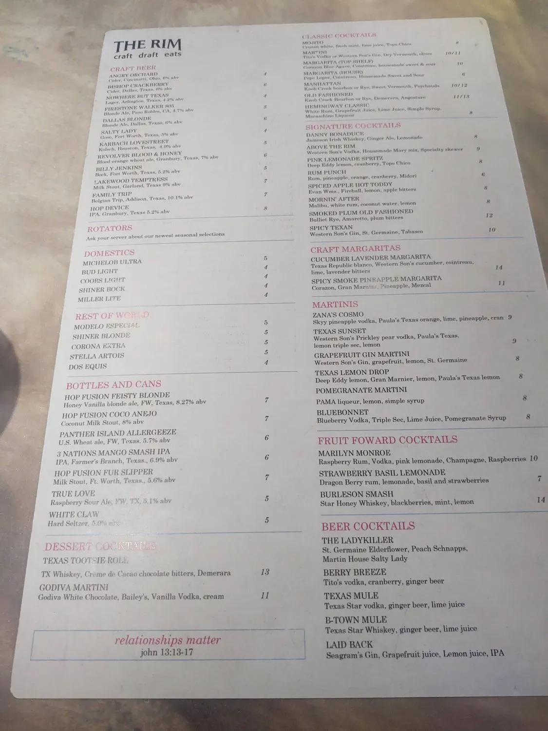 Menu 6