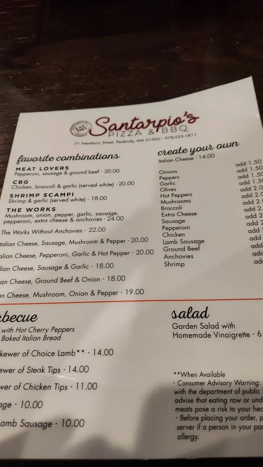 Menu 4