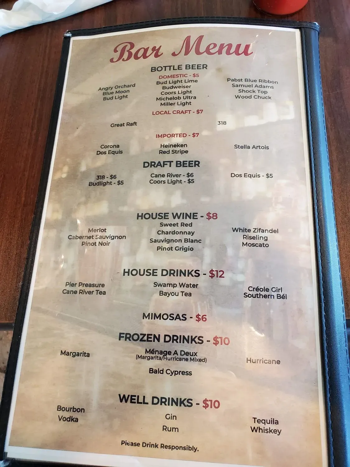 Menu 5