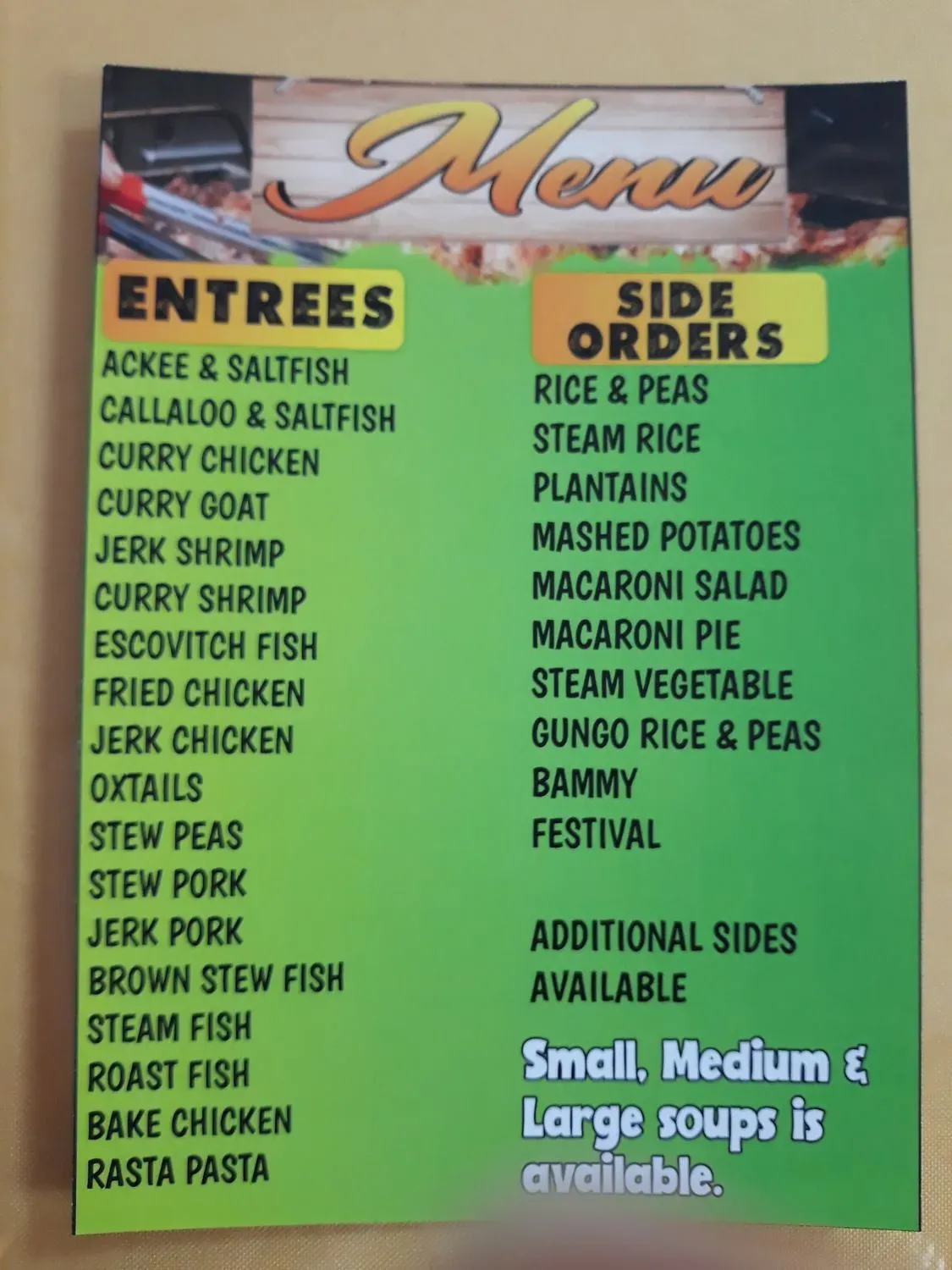 Menu 2