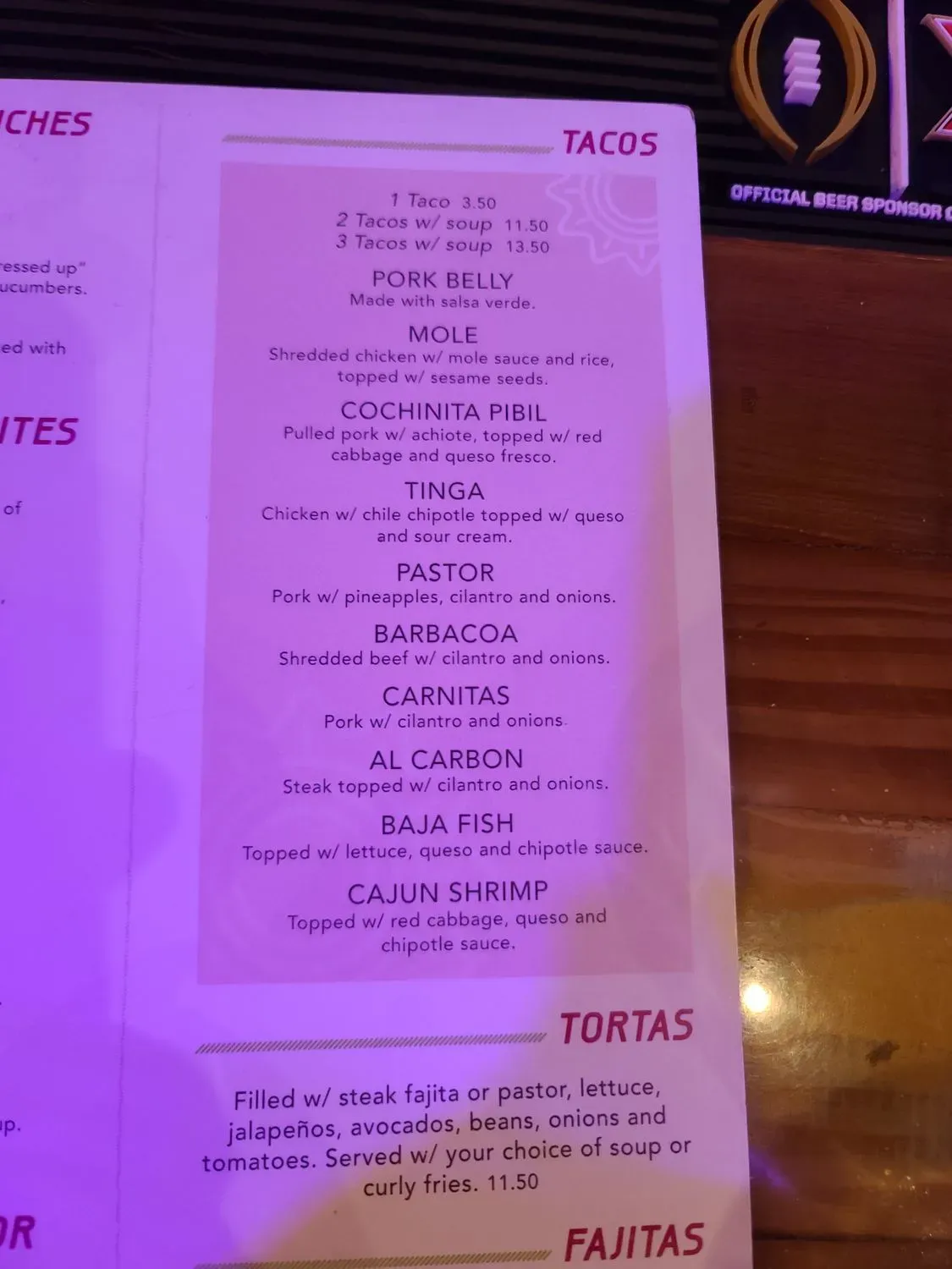 Menu 2