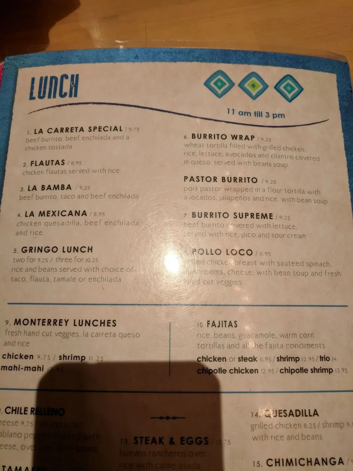 Menu 5