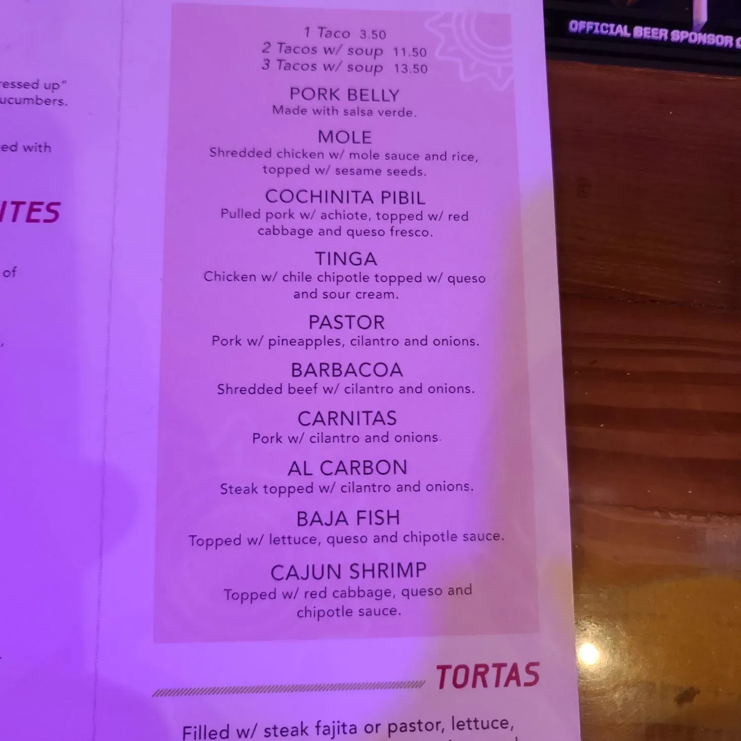 Menu 2