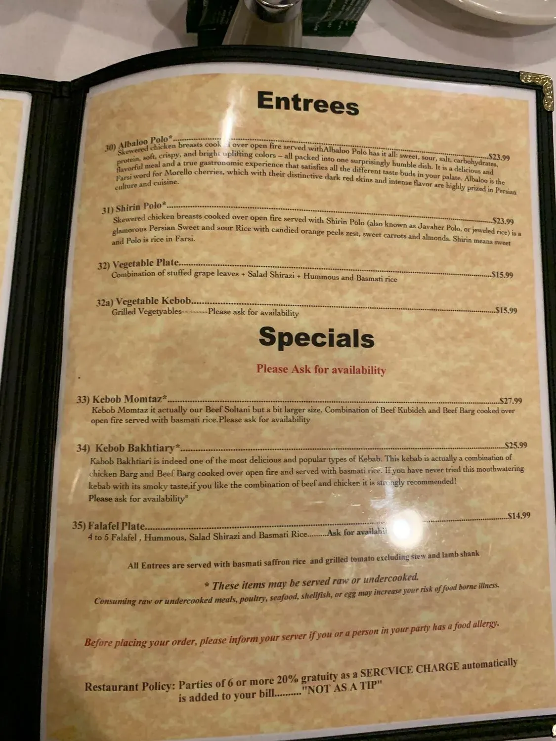 Menu 4