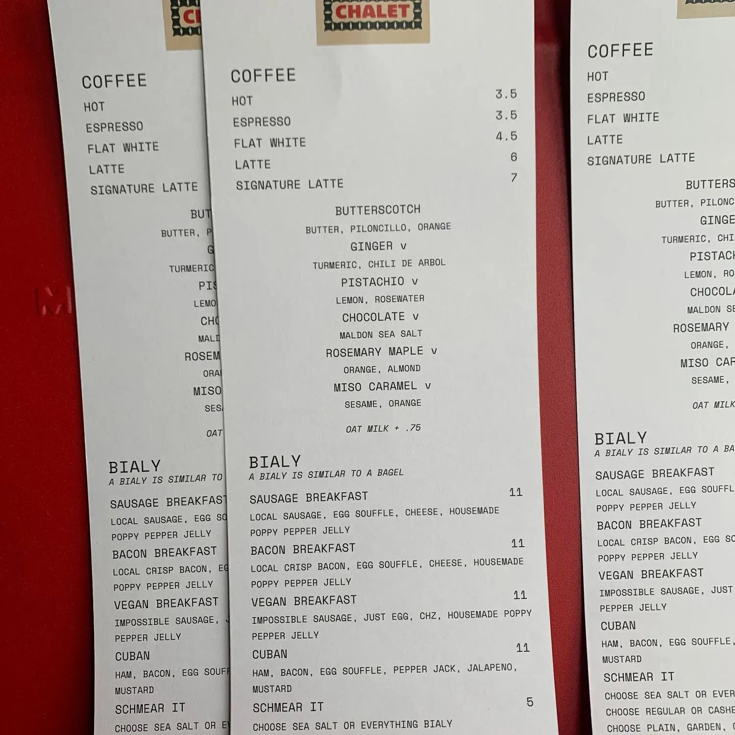 Menu 3