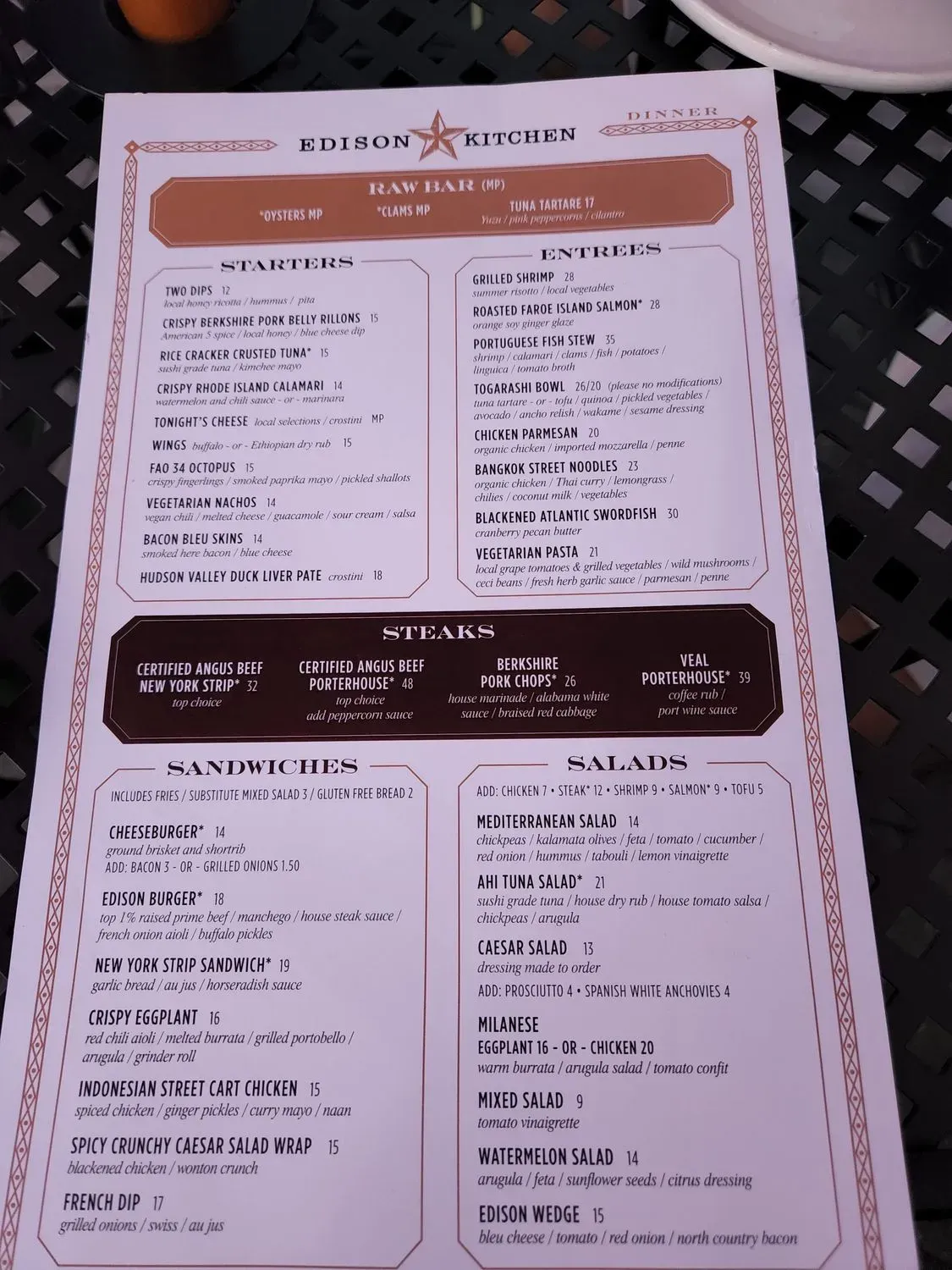 Menu 4