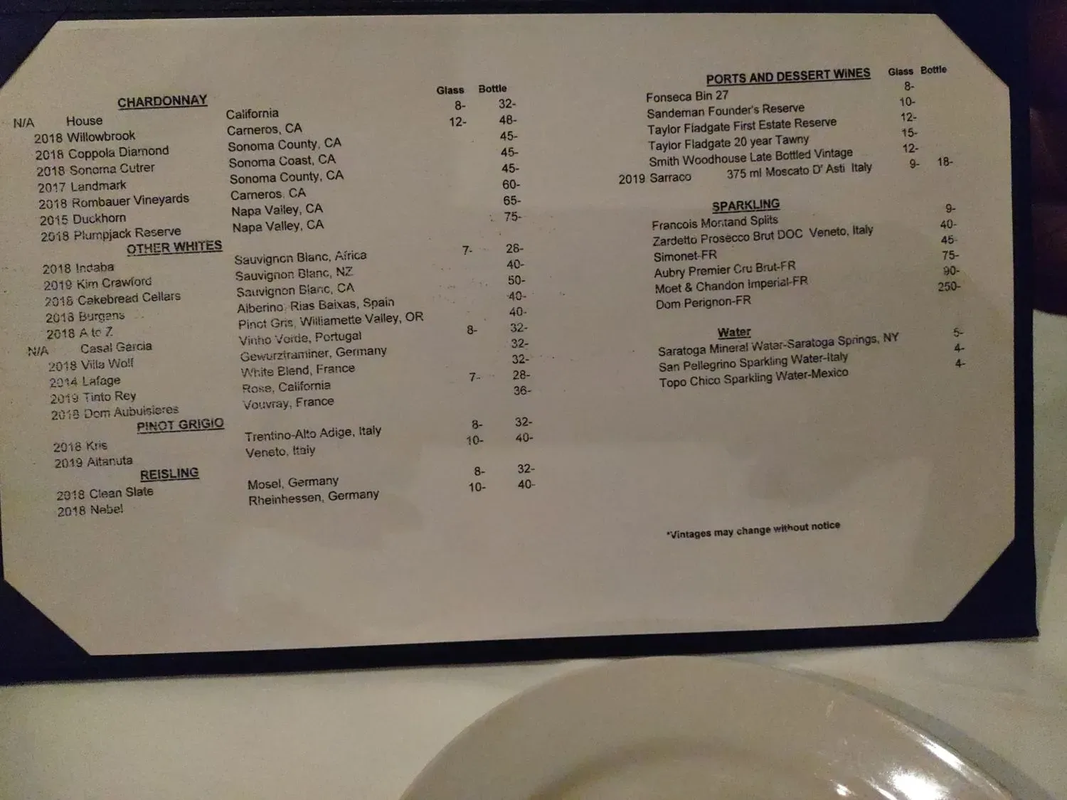 Menu 5