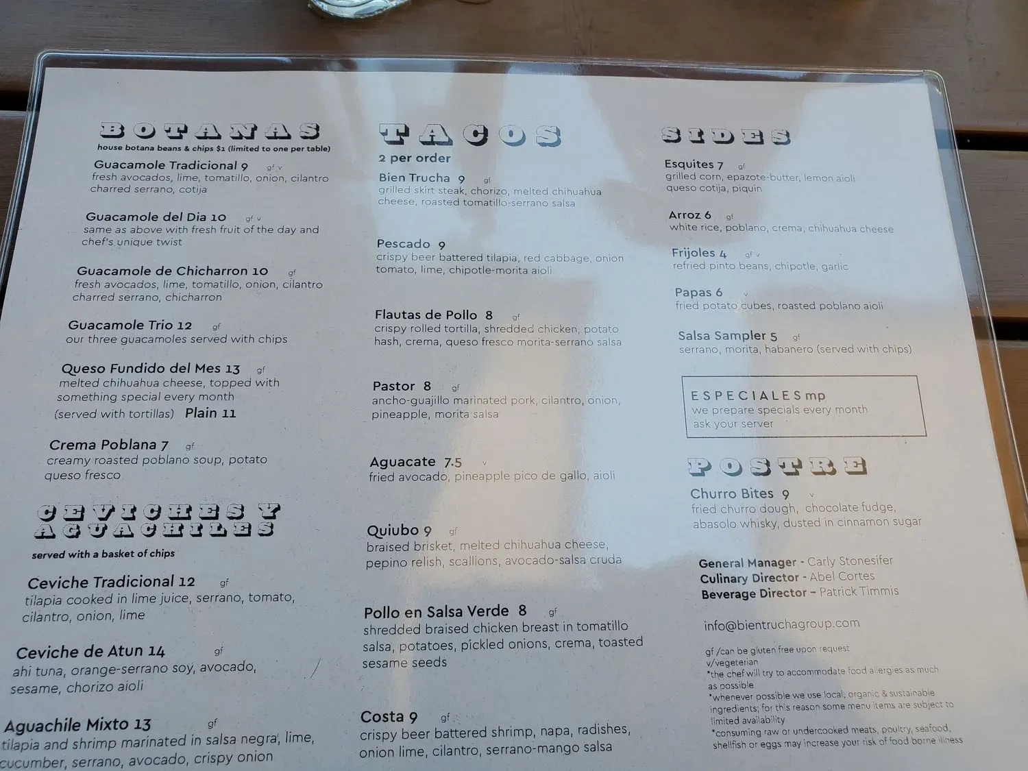 Menu 5