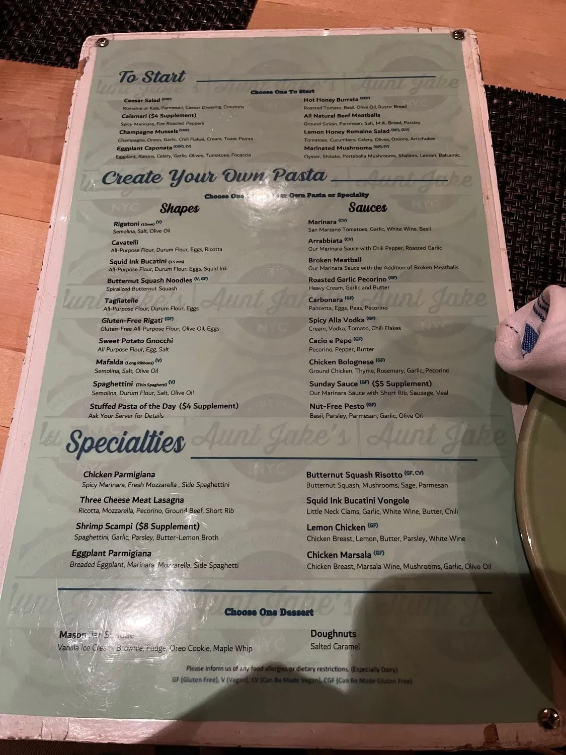 Menu 2