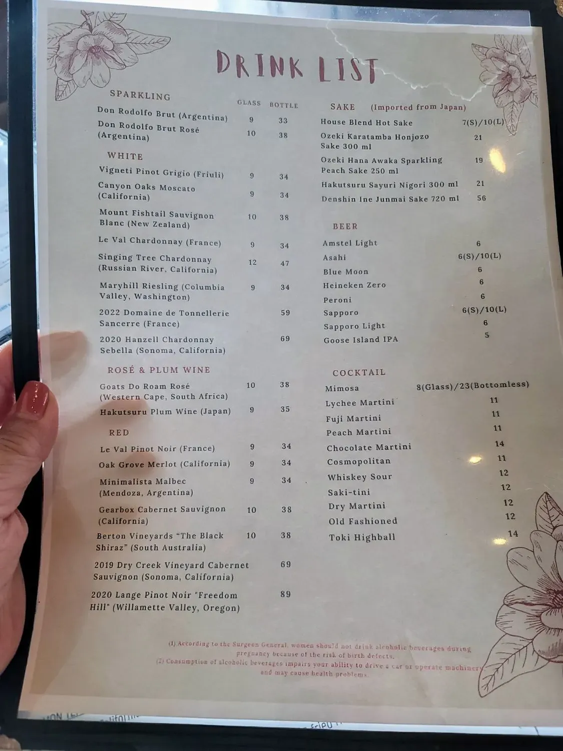 Menu 6