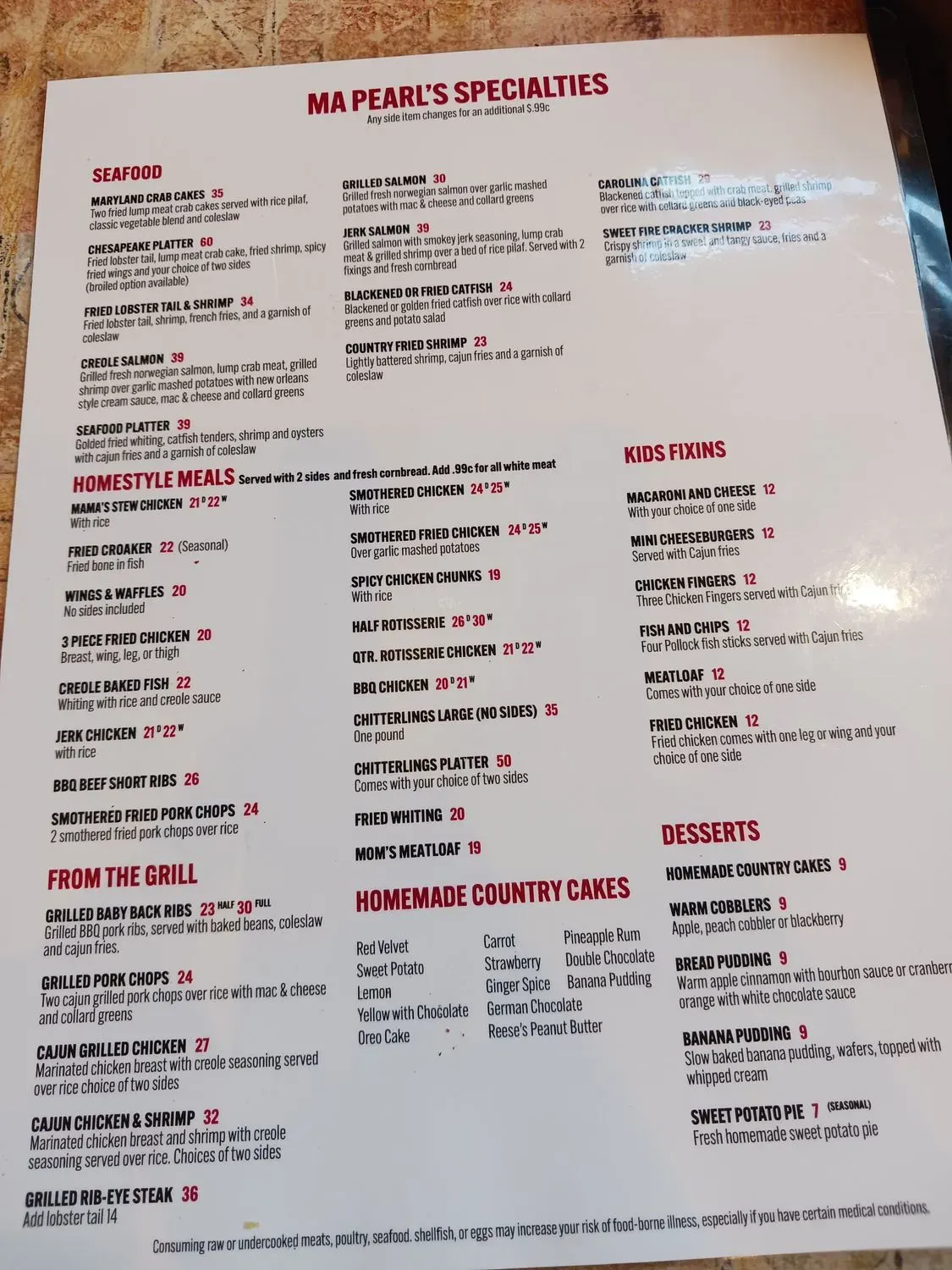 Menu 6