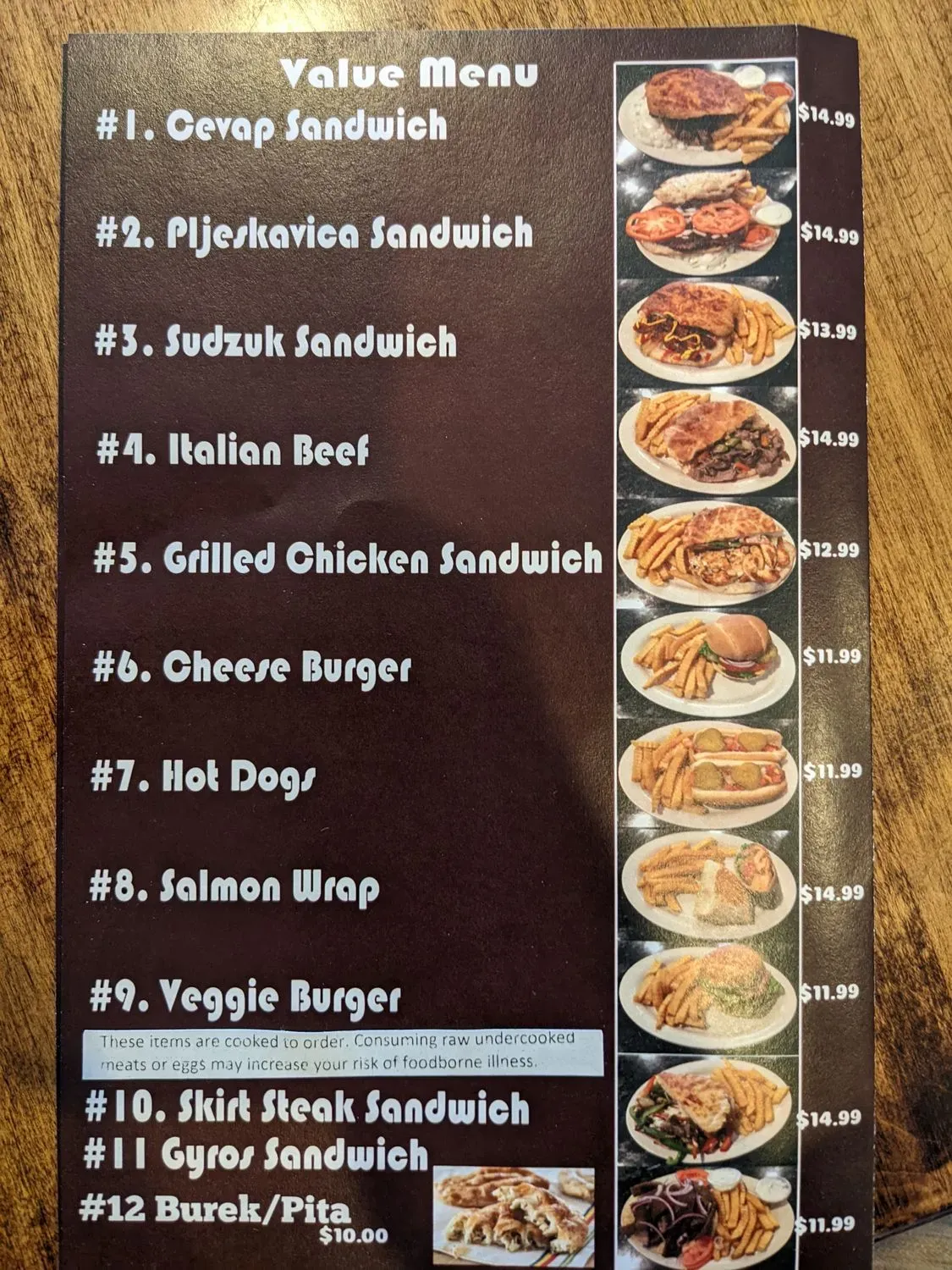 Menu 2